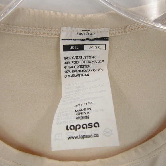 Lapasa Cream Round Neck Face Layer L - Picture 5 of 11